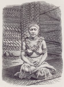 Moglie del capo di Papua, Samoa, da La Storia dell